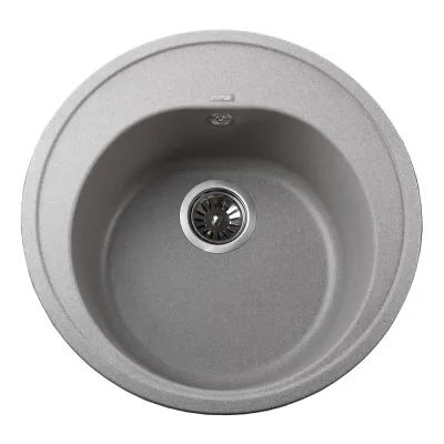 Гранітна мийка Globus Lux MARTIN 510 мм-А0005, сірий камiнь